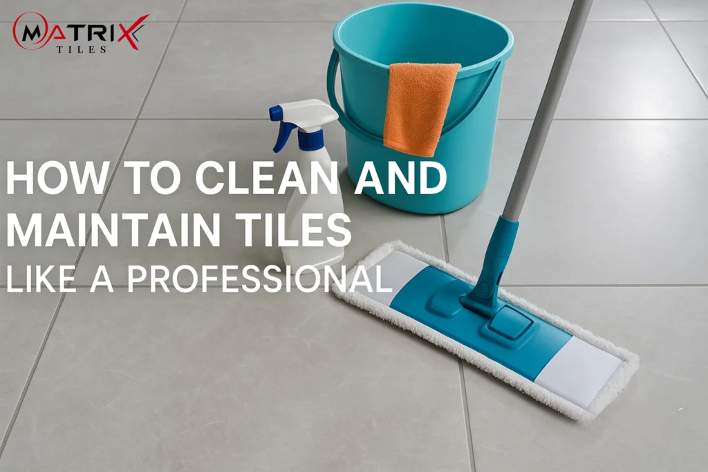How to Clean and Maintain Tiles Like a Professional